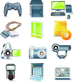 電腦數(shù)碼產(chǎn)品矢量圖 數(shù)字時(shí)代的視覺語(yǔ)言與無(wú)限可能